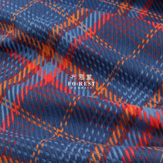 Loomcraft - NAVY fabric - FO:REST Fabric 布恩堂Liberty fabrictana lawnjapanese fabricykk zipper