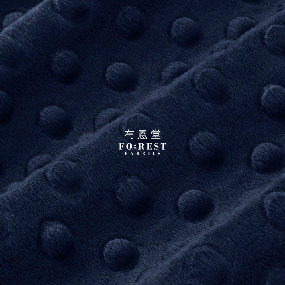 Minky - Cuddle Dimple Baby Navy Cotton