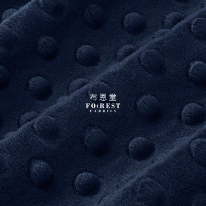Minky - Cuddle Dimple Navy - FO:REST Fabric 布恩堂Liberty fabrictana lawnjapanese fabricykk zipper