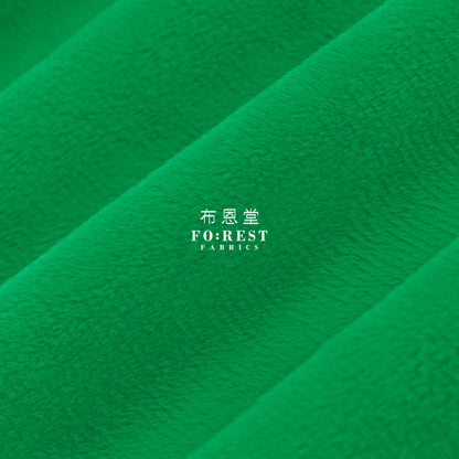 Minky - Solid Fabric Green Cotton