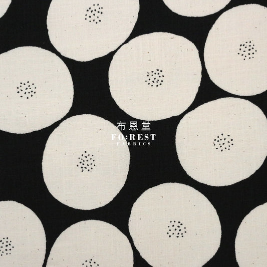 Muddy Works - Canvas Anpan Bread Fabric Black