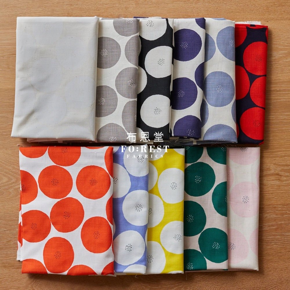 Muddy works - Canvas - Anpan bread fabric Natural - FO:REST Fabric 布恩堂Liberty fabrictana lawnjapanese fabricykk zipper
