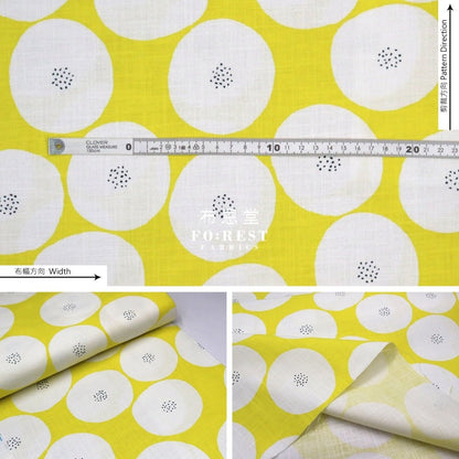 Muddy works - Canvas - Anpan bread fabric Yellow - FO:REST Fabric 布恩堂Liberty fabrictana lawnjapanese fabricykk zipper