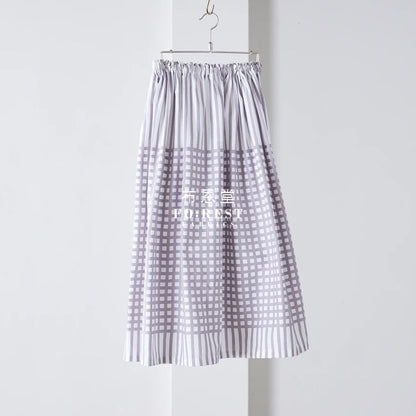 Muddy Works - Canvas Check & Border Fabric Gray