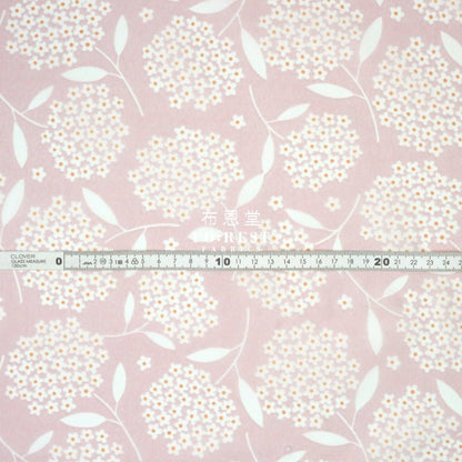 Nylon Waterproof - Flower 薄防水Pink - FO:REST Fabric 布恩堂Liberty fabrictana lawnjapanese fabricykk zipper