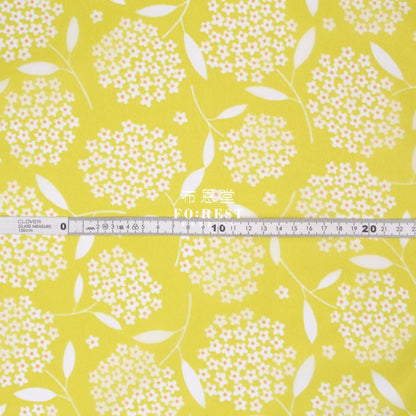 Nylon Waterproof - Flower 薄防水Yellow - FO:REST Fabric 布恩堂Liberty fabrictana lawnjapanese fabricykk zipper