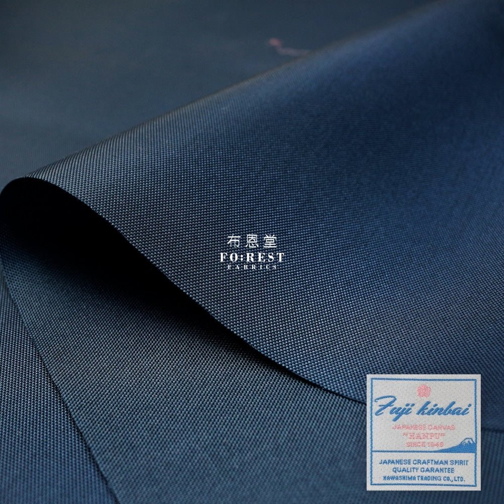 富士金梅 Nylon Waterproof - SOLID fabric BLACK/NAVY厚實防水 - FO:REST Fabric 布恩堂Liberty fabrictana lawnjapanese fabricykk zipper