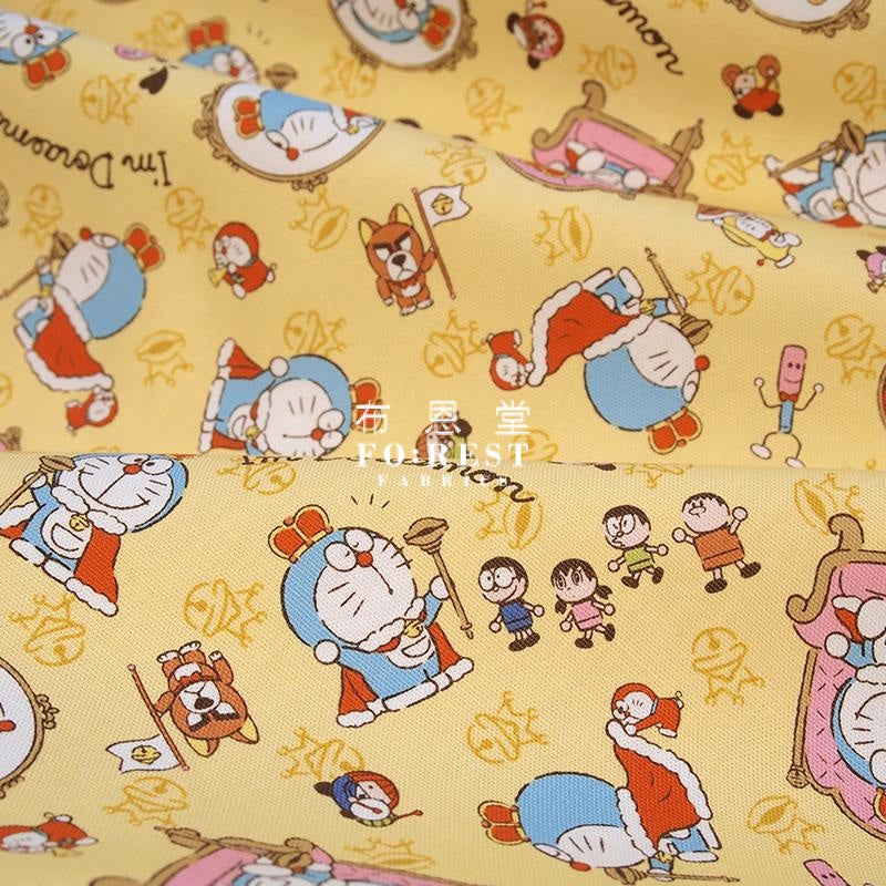 Oxford - Doraemon 50Th Anniversary Fabric (Member) A Ligth Yellow