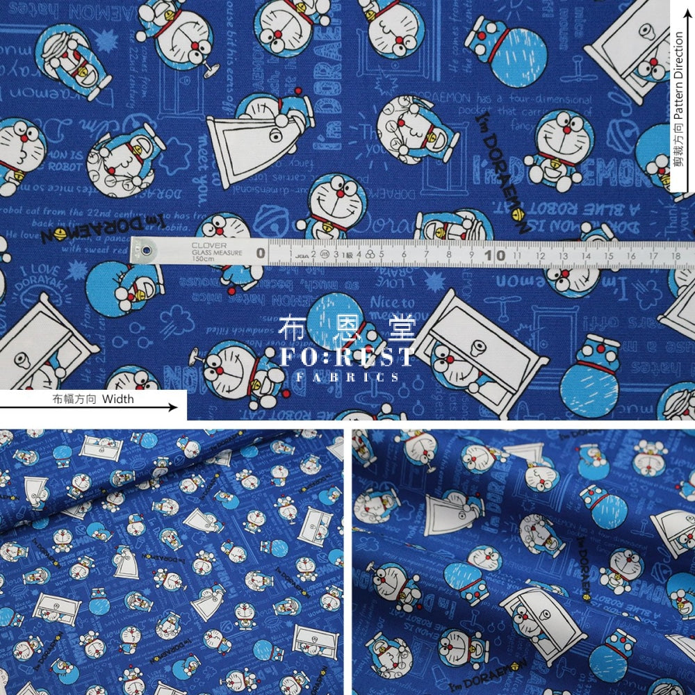 Oxford - Doraemon Blue Fabric (Member)
