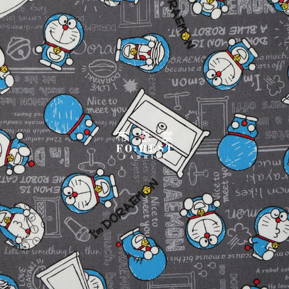 Oxford - Doraemon Gray Fabric (Member)