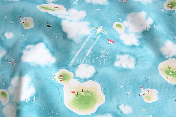 oxford - Drone View fabric - FO:REST Fabric 布恩堂Liberty fabrictana lawnjapanese fabricykk zipper