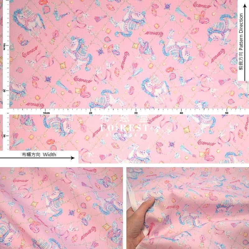 oxford - ECONECO Unicorn Gem fabric (member) - FO:REST Fabric 布恩堂Liberty fabrictana lawnjapanese fabricykk zipper