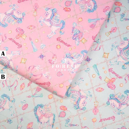 oxford - ECONECO Unicorn Gem fabric (member) - FO:REST Fabric 布恩堂Liberty fabrictana lawnjapanese fabricykk zipper