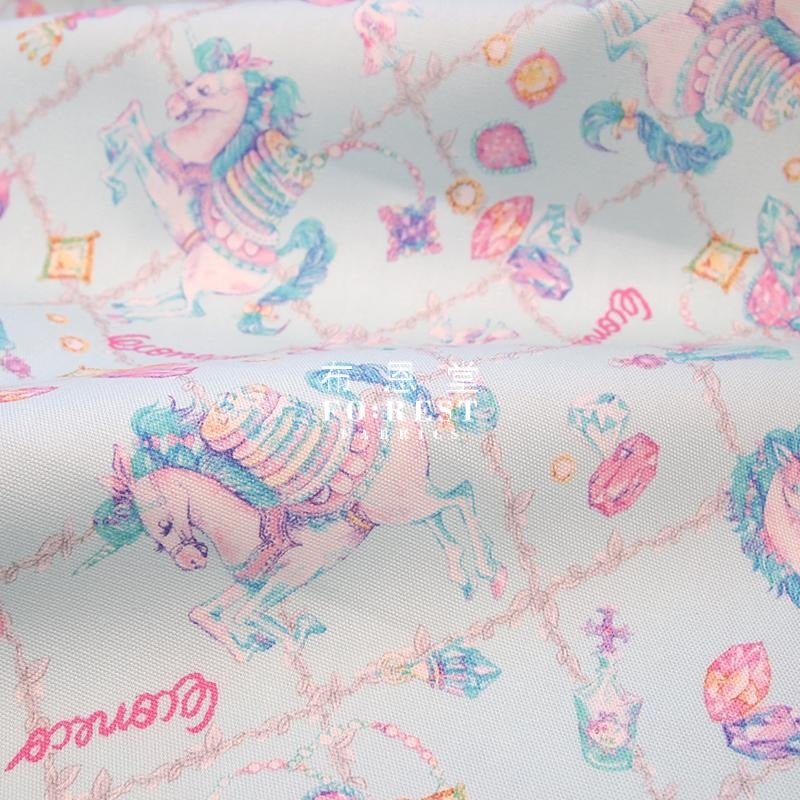 oxford - ECONECO Unicorn Gem fabric (member) - FO:REST Fabric 布恩堂Liberty fabrictana lawnjapanese fabricykk zipper