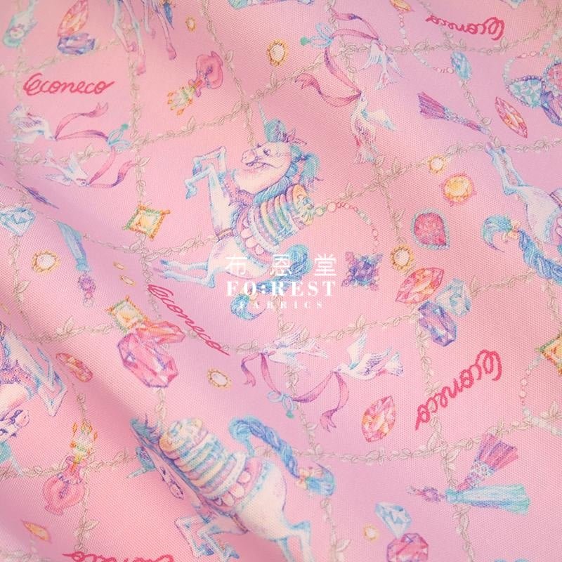 oxford - ECONECO Unicorn Gem fabric (member) - FO:REST Fabric 布恩堂Liberty fabrictana lawnjapanese fabricykk zipper
