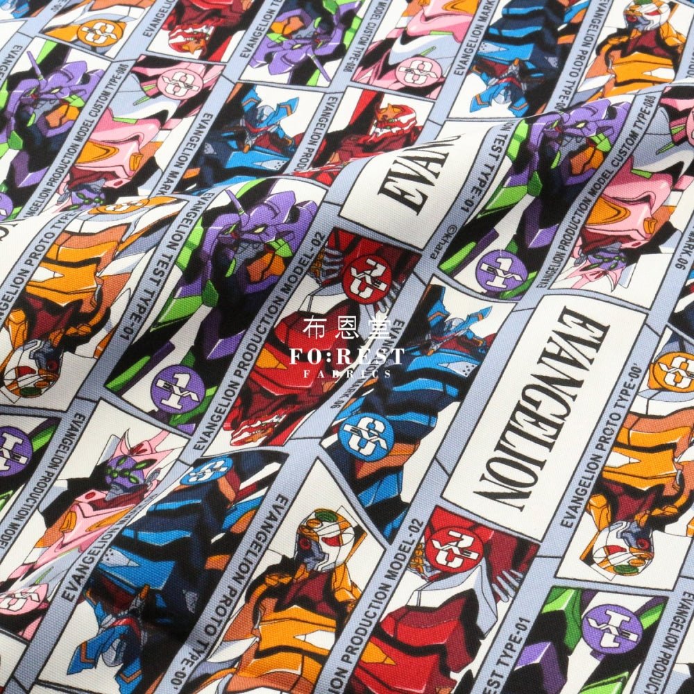 oxford - eva 新世紀福音戰士 fabric Milky (member) - FO:REST Fabric 布恩堂Liberty fabrictana lawnjapanese fabricykk zipper