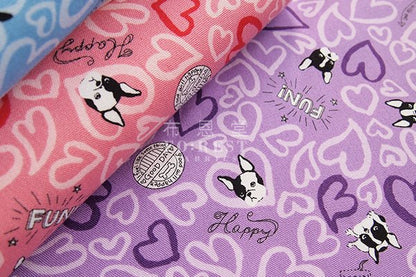 Oxford - french bulldog fabric - FO:REST Fabric 布恩堂Liberty fabrictana lawnjapanese fabricykk zipper