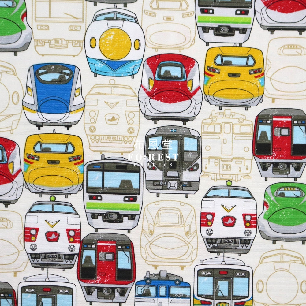 Oxford - Jr Train Fabric Cream Oxford