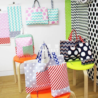 Oxford - Mix And Match Dot Strip Grid Fabric