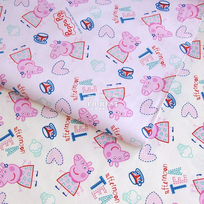 oxford - Peppa pig fabric (member) - FO:REST Fabric 布恩堂Liberty fabrictana lawnjapanese fabricykk zipper