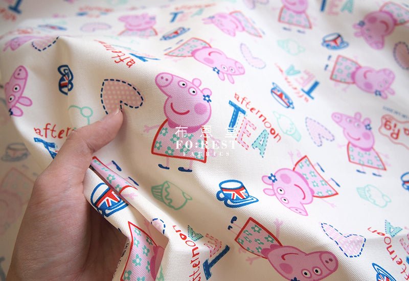 oxford - Peppa pig fabric (member) - FO:REST Fabric 布恩堂Liberty fabrictana lawnjapanese fabricykk zipper