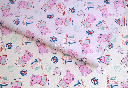 oxford - Peppa pig fabric (member) - FO:REST Fabric 布恩堂Liberty fabrictana lawnjapanese fabricykk zipper