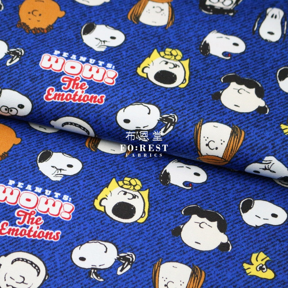 Oxford - Snoopy Friends Fabric Navy