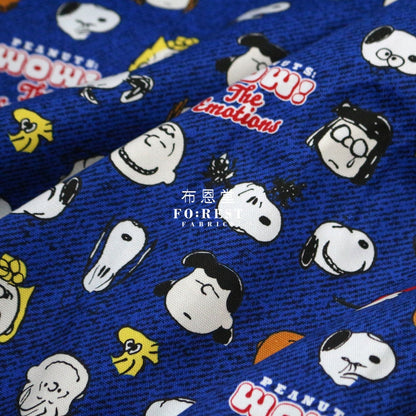 Oxford - Snoopy Friends Fabric Navy