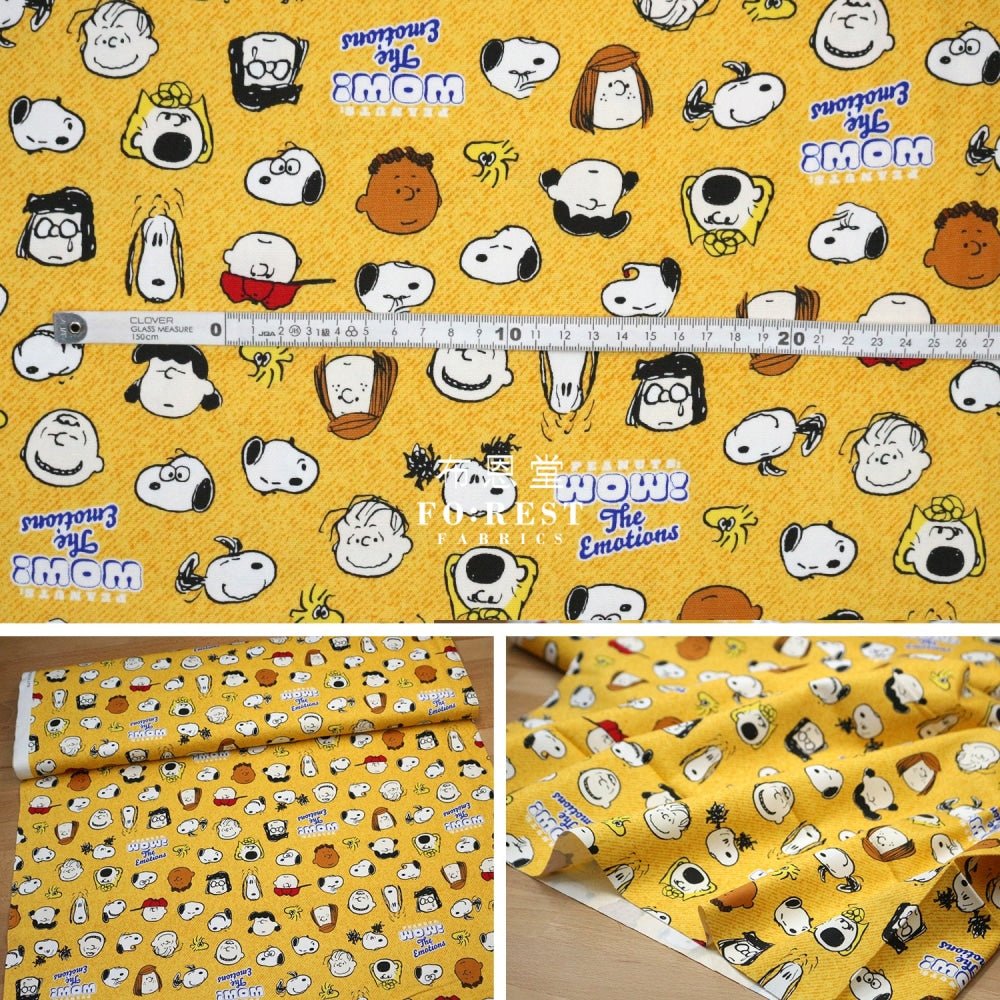 oxford - Snoopy friends fabric YW - FO:REST Fabric 布恩堂Liberty fabrictana lawnjapanese fabricykk zipper
