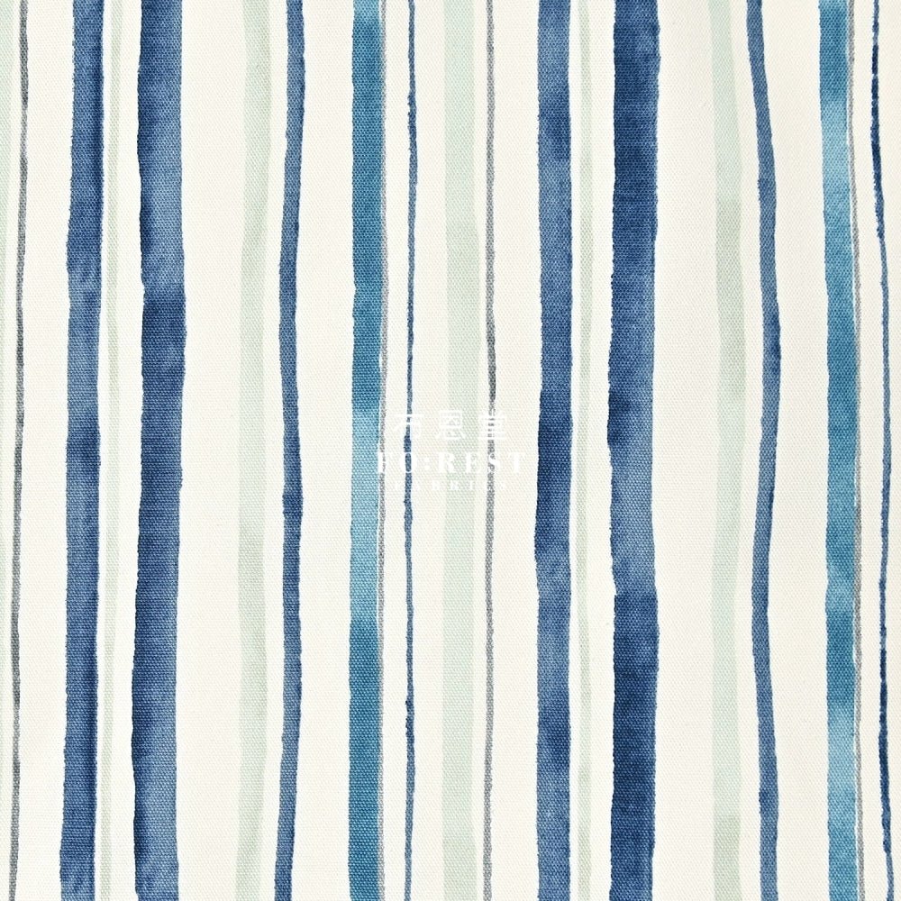 Oxford - TONiTT striped drawing style fabric Blue - FO:REST Fabric 布恩堂Liberty fabrictana lawnjapanese fabricykk zipper