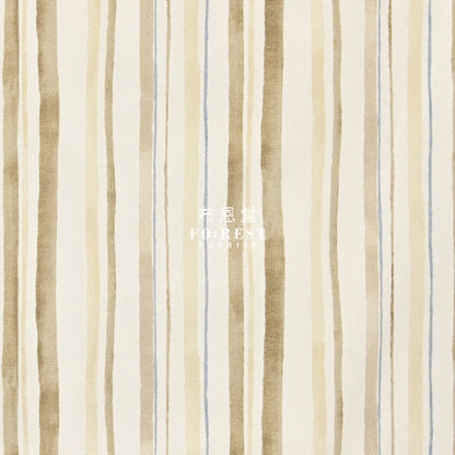 Oxford - TONiTT striped drawing style fabric Khaki - FO:REST Fabric 布恩堂Liberty fabrictana lawnjapanese fabricykk zipper