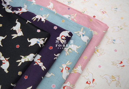 Quilt Gate - cotton - rabbit dance fabric - forest-fabric