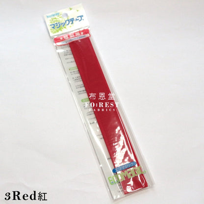 Quick Long Mohair Velcro Sew-On Type Red Tools