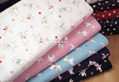 Quilt Gate - cotton - rabbit dance fabric - FO:REST Fabric 布恩堂Liberty fabrictana lawnjapanese fabricykk zipper