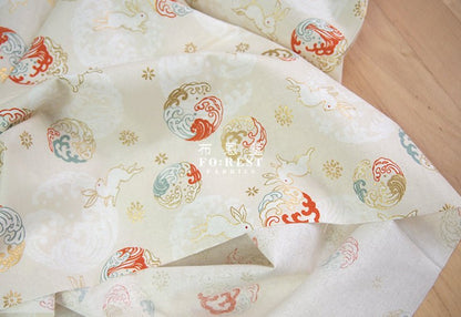 Quilt Gate - cotton - rabbit river fabric - FO:REST Fabric 布恩堂Liberty fabrictana lawnjapanese fabricykk zipper