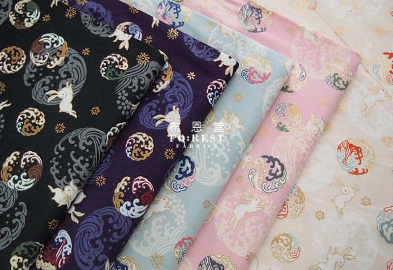 Quilt Gate - cotton - rabbit river fabric - FO:REST Fabric 布恩堂Liberty fabrictana lawnjapanese fabricykk zipper
