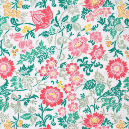 Quilting Liberty - Annabelle Bailey Green Lasenby Cotton