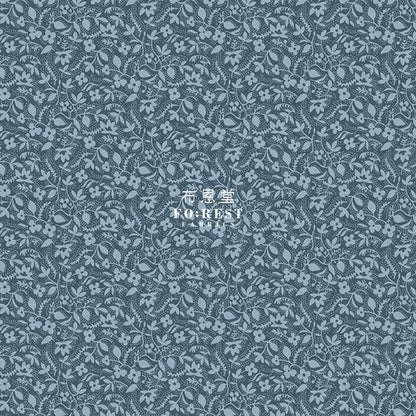 Quilting Liberty - Annabelle Bailey Navy Lasenby Cotton