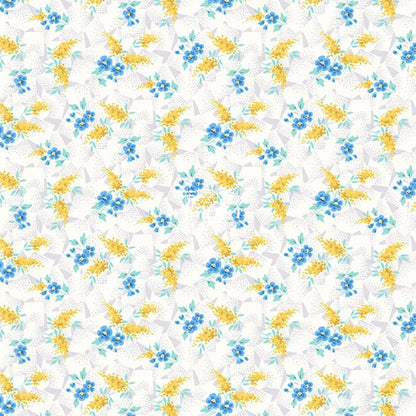 Quilting Liberty - Artist’s home Sussex Spring Blue - FO:REST Fabric 布恩堂Liberty fabrictana lawnjapanese fabricykk zipper