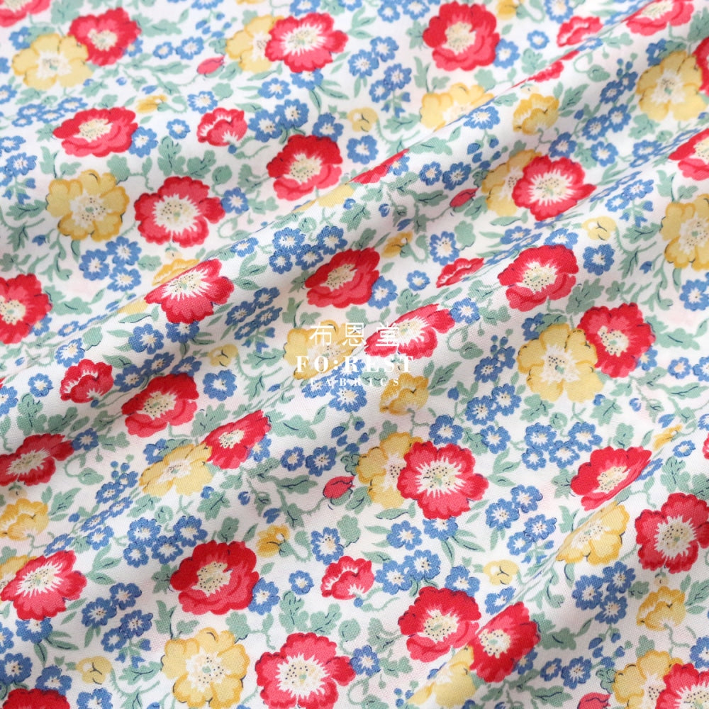 Quilting Liberty - Coastal Flowers A Lasenby Cotton