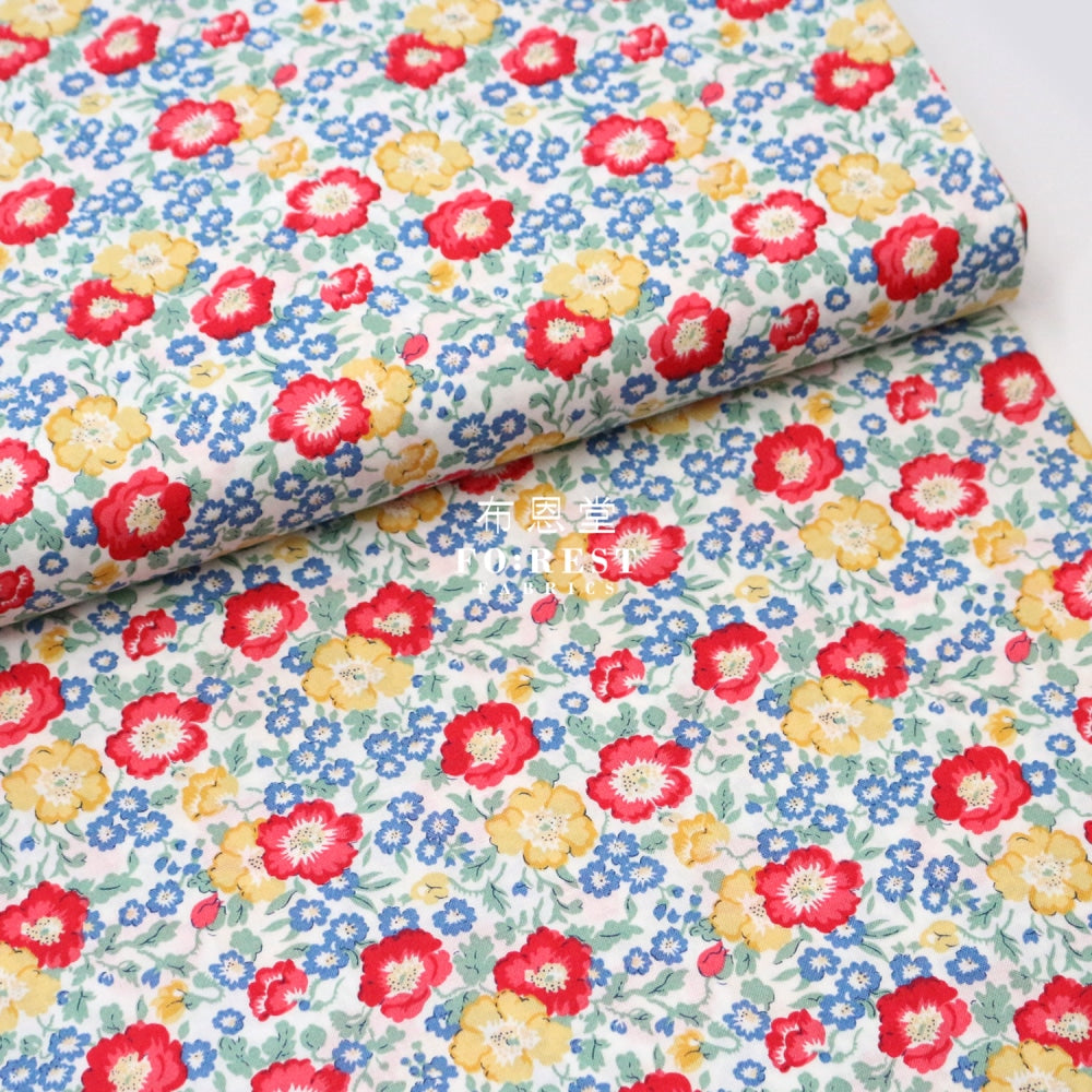 Quilting Liberty - Coastal Flowers A Lasenby Cotton
