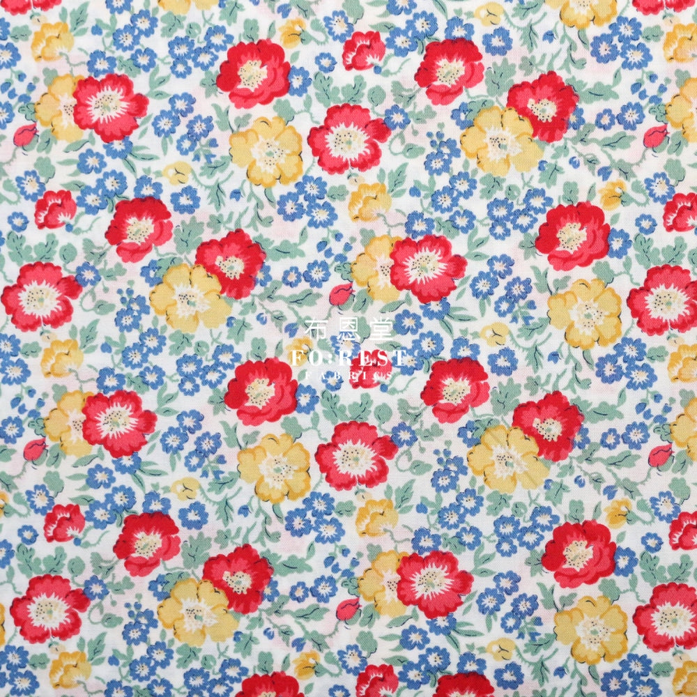 Quilting Liberty - Coastal Flowers A Lasenby Cotton