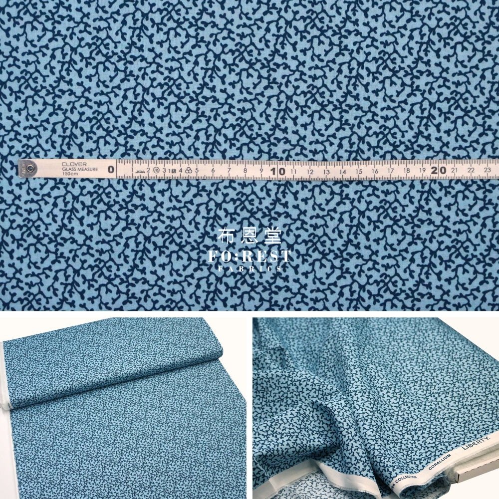 Quilting Liberty - Corallium A - FO:REST Fabric 布恩堂Liberty fabrictana lawnjapanese fabricykk zipper