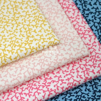 Quilting Liberty - Corallium A - FO:REST Fabric 布恩堂Liberty fabrictana lawnjapanese fabricykk zipper