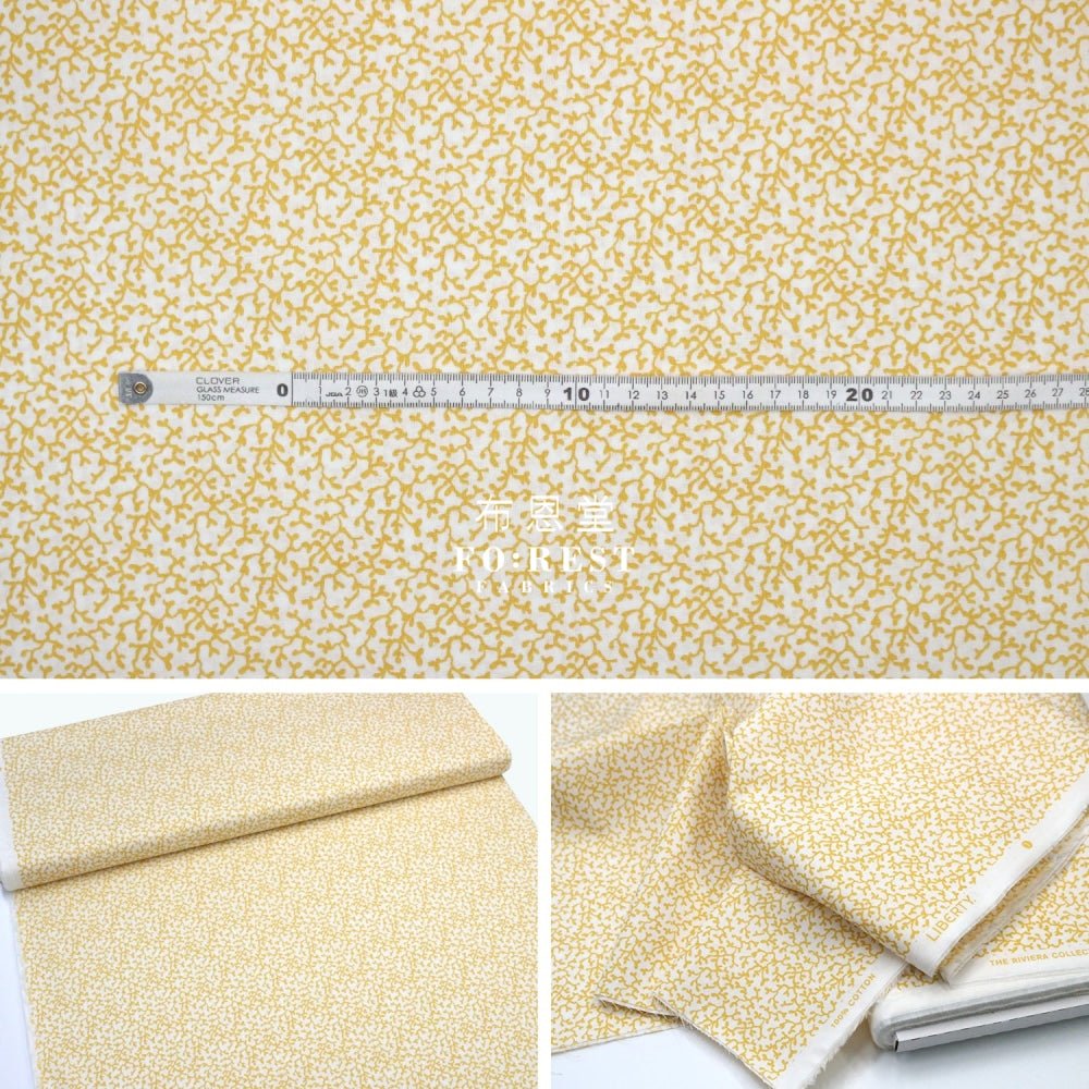 Quilting Liberty - Corallium B - FO:REST Fabric 布恩堂Liberty fabrictana lawnjapanese fabricykk zipper
