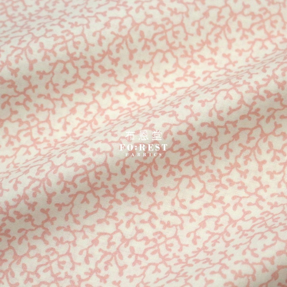 Quilting Liberty - Corallium D - FO:REST Fabric 布恩堂Liberty fabrictana lawnjapanese fabricykk zipper