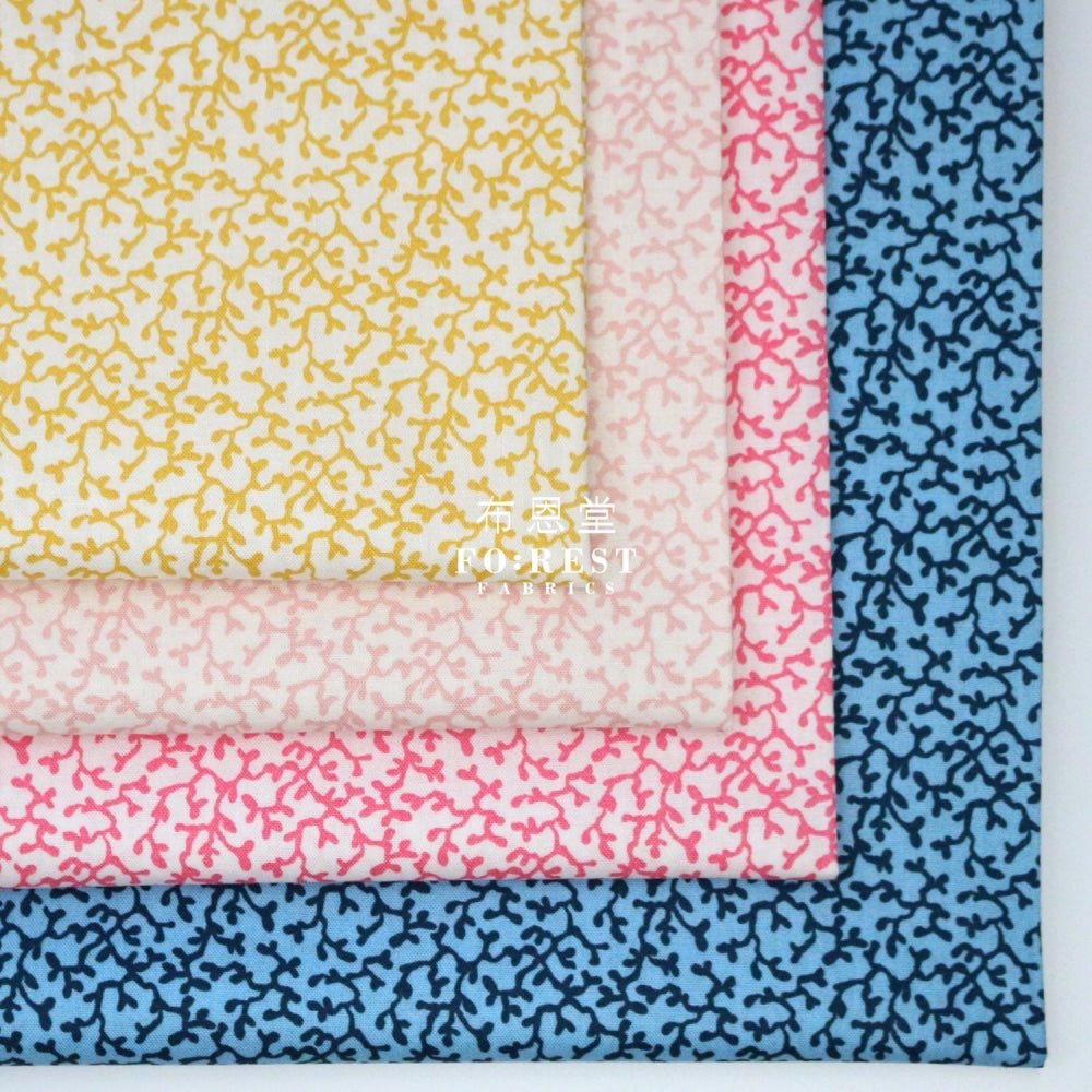 Quilting Liberty - Corallium D - FO:REST Fabric 布恩堂Liberty fabrictana lawnjapanese fabricykk zipper