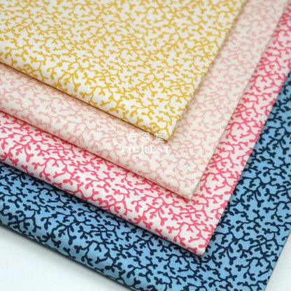 Quilting Liberty - Corallium D - FO:REST Fabric 布恩堂Liberty fabrictana lawnjapanese fabricykk zipper