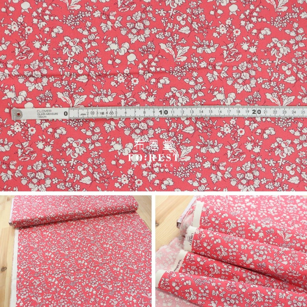 Quilting Liberty - Fruit Silhouette A - FO:REST Fabric 布恩堂Liberty fabrictana lawnjapanese fabricykk zipper