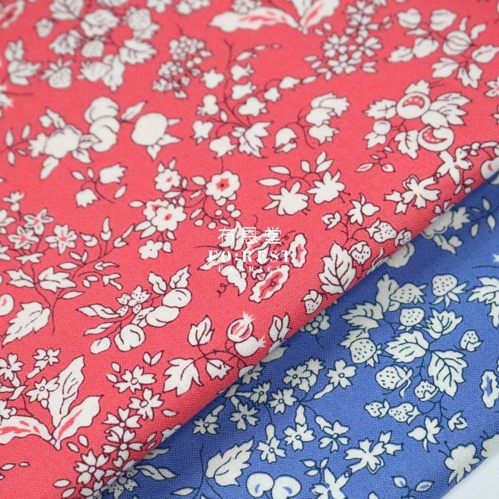 Quilting Liberty - Fruit Silhouette A - FO:REST Fabric 布恩堂Liberty fabrictana lawnjapanese fabricykk zipper